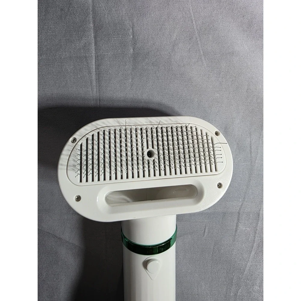 PetLux Handheld Pet Grooming Dryer White Green Adjustable Heat & Air Dog Cat